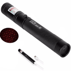 Laserpen met Groot Bereik, USB-Oplaadbaar, Metalen Behuizing, Instelbare Focus, Rood/Groen