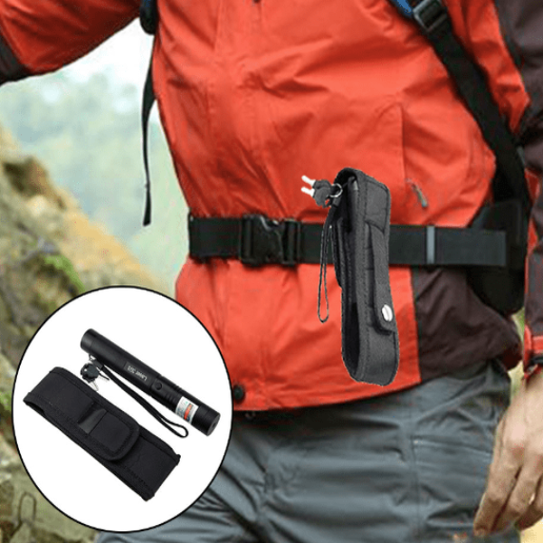 Laserpen met Groot Bereik, USB-Oplaadbaar, Metalen Behuizing, Instelbare Focus, Rood/Groen