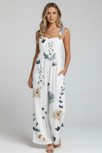 Nova | Jumpsuit Dames - Mouwloos Bloemenprint Zomerstijl