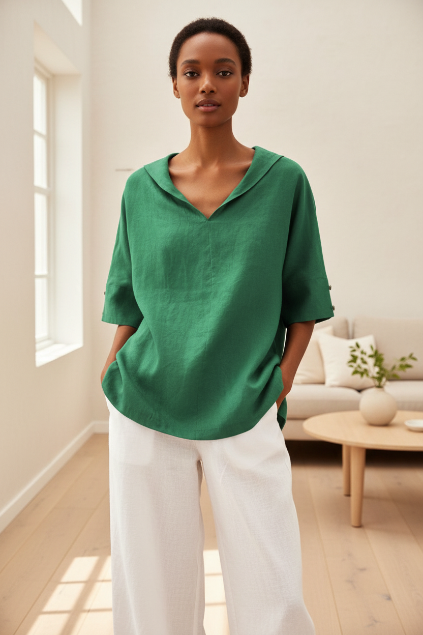 Amara | Blouse Dames - V-hals