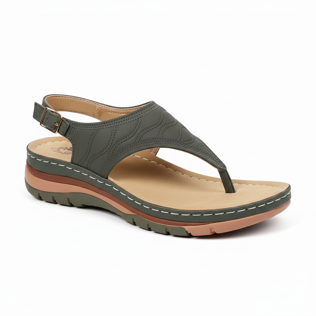 Luna | Dames Sandalen - Gevormd Voetbed, Comfortabel en Casual