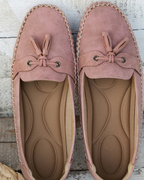 Luna | Vrouwen Instaploafers - Gedempte Binnenzool Met Strikdetail