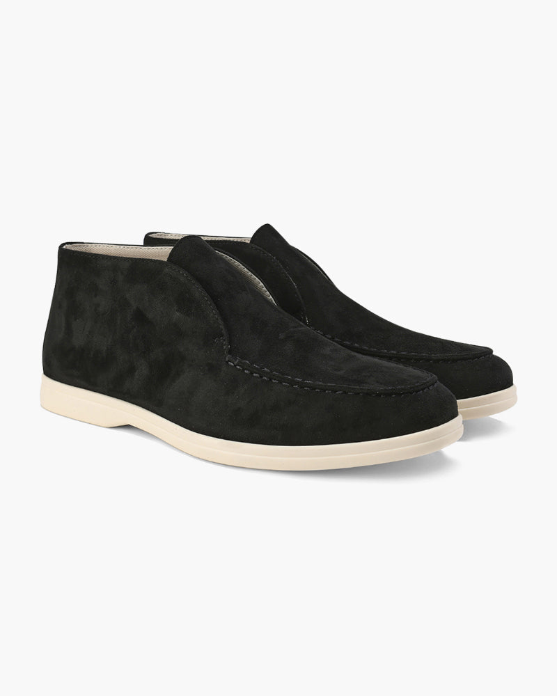 Mason Zwarte Loafers Heren | Hoogwaardig Suède, Comfortabel & Stijlvol 0