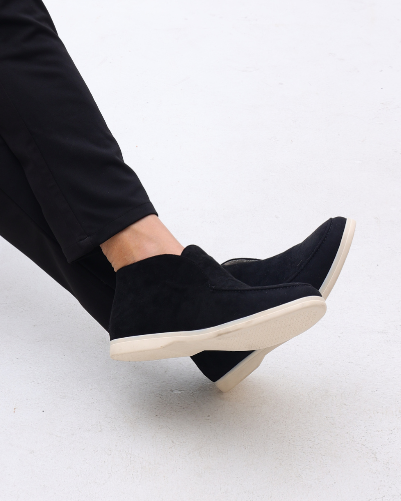Mason Zwarte Loafers Heren | Hoogwaardig Suède, Comfortabel & Stijlvol 1