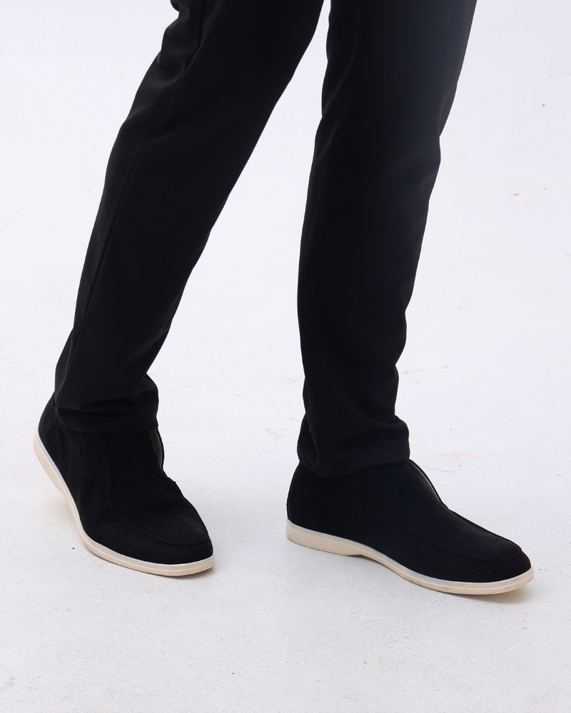 Mason Zwarte Loafers Heren | Hoogwaardig Suède, Comfortabel & Stijlvol 2