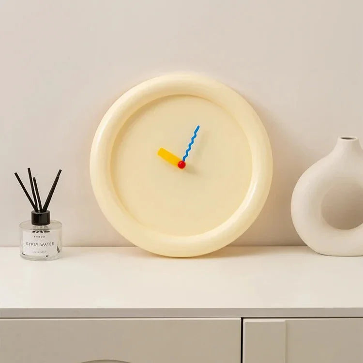 Minimalistische Wandklok met Stille Beweging en Modern 3D-ontwerp - 30 cm