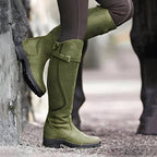 Hoge Laarsjes Dames Comfortabel Groen