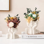 Moderne Grote Vaas van Keramiek – Handgemaakt en Multifunctioneel voor Bloemen en Decoratie 2