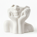 Moderne Grote Vaas van Keramiek – Handgemaakt en Multifunctioneel voor Bloemen en Decoratie