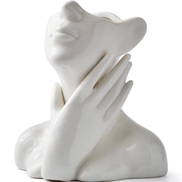 Moderne Grote Vaas van Keramiek – Handgemaakt en Multifunctioneel voor Bloemen en Decoratie 9