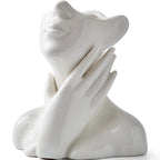 Moderne Grote Vaas van Keramiek – Handgemaakt en Multifunctioneel voor Bloemen en Decoratie 9