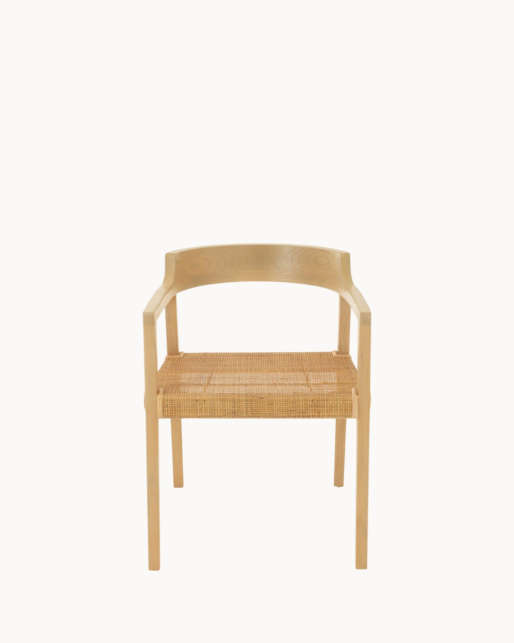 Natuurlijke Teakhouten Eetkamerstoel 55x55x71 cm – Comfortabele Stoel Voor Eetkamer Met Unieke Nerf 2