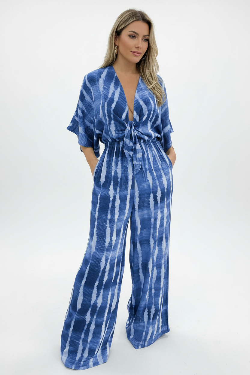 Lysandra | Jumpsuit Dames - Polyester Mix - V-hals