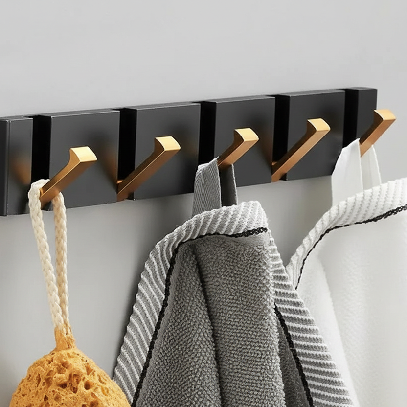 Roestvrijstalen Wandhaak met Opvouwbaar Ontwerp – Ruimtebesparend en Duurzaam voor Jassen en Accessoires