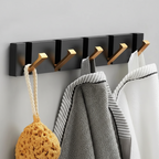 Roestvrijstalen Wandhaak met Opvouwbaar Ontwerp – Ruimtebesparend en Duurzaam voor Jassen en Accessoires