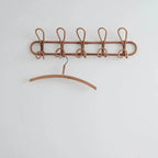 Rotan Muurhaak voor Natuurlijke Decoratie – 3 of 5 Haken, Duurzaam en Lichtgewicht, Perfect voor Kleding en Accessoires 4