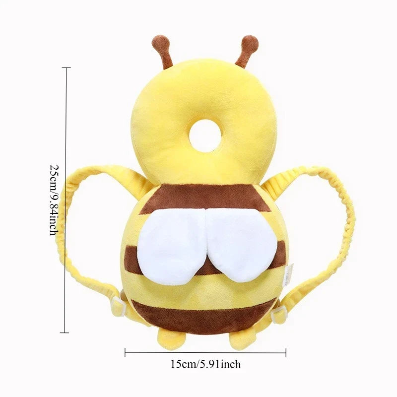 Little Bee babyhoofdbeschermingskussen - Ademende valbeschermmuts voor hoofdbescherming bij kleine kinderen, kerstcadeau