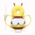Little Bee babyhoofdbeschermingskussen - Ademende valbeschermmuts voor hoofdbescherming bij kleine kinderen, kerstcadeau