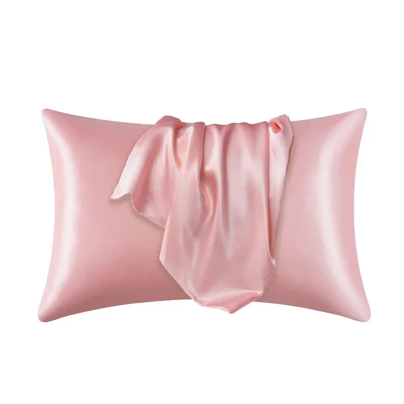 100% Mulberry Zijde Kussensloop – Zacht voor Haar & Huid Roze 50 x 75 cm