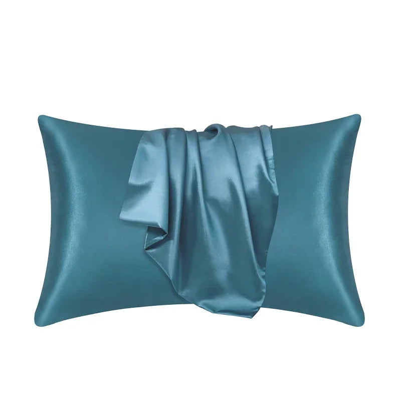 100% Mulberry Zijde Kussensloop – Zacht voor Haar & Huid Nachtblauw 50 x 75 cm