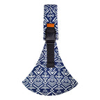 Zahara | Zachte antislip outdoor draagdoek met draagring voor baby en kind - multifunctioneel babydraagaccessoire Bonsai Blauw