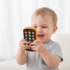 Kinder-Touchscreen Speelgoedtelefoon - Educatieve Leersmartphone met Licht & Muziek, Leerzame Spelletjes voor Peuters & Kleuters