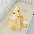 Baby kalmeringskussen met afstandsbediening - Elektrische slaappop voor pasgeborenen & ritmische klophand Giraffe