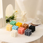 Bubble Kaars van Sojawas – Trendy Kubus Kaars & Geurkaars, 9 Kleuren, Maak je Interieur Compleet – BubbleGlow Kaars