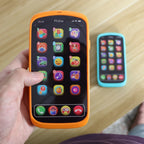 Kinder-Touchscreen Speelgoedtelefoon - Educatieve Leersmartphone met Licht & Muziek, Leerzame Spelletjes voor Peuters & Kleuters
