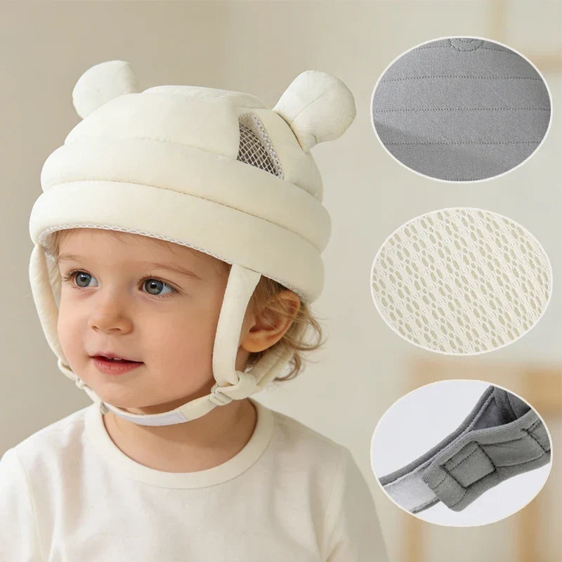 Baby 360 hoofdbeschermhelm - Ademende valbeschermkap voor lopen & kruipen