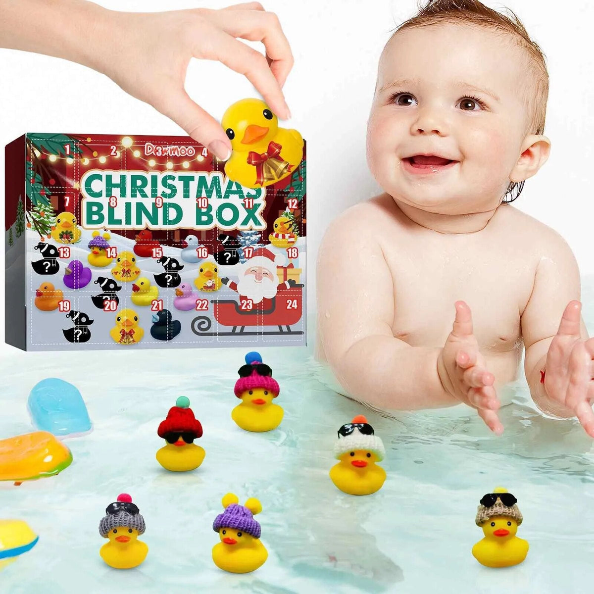 Splashmas Surprise | Badeendjes Adventskalender 2026 - 24 Rubber Ducks