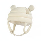 Baby 360 hoofdbeschermhelm - Ademende valbeschermkap voor lopen & kruipen Abrikoos