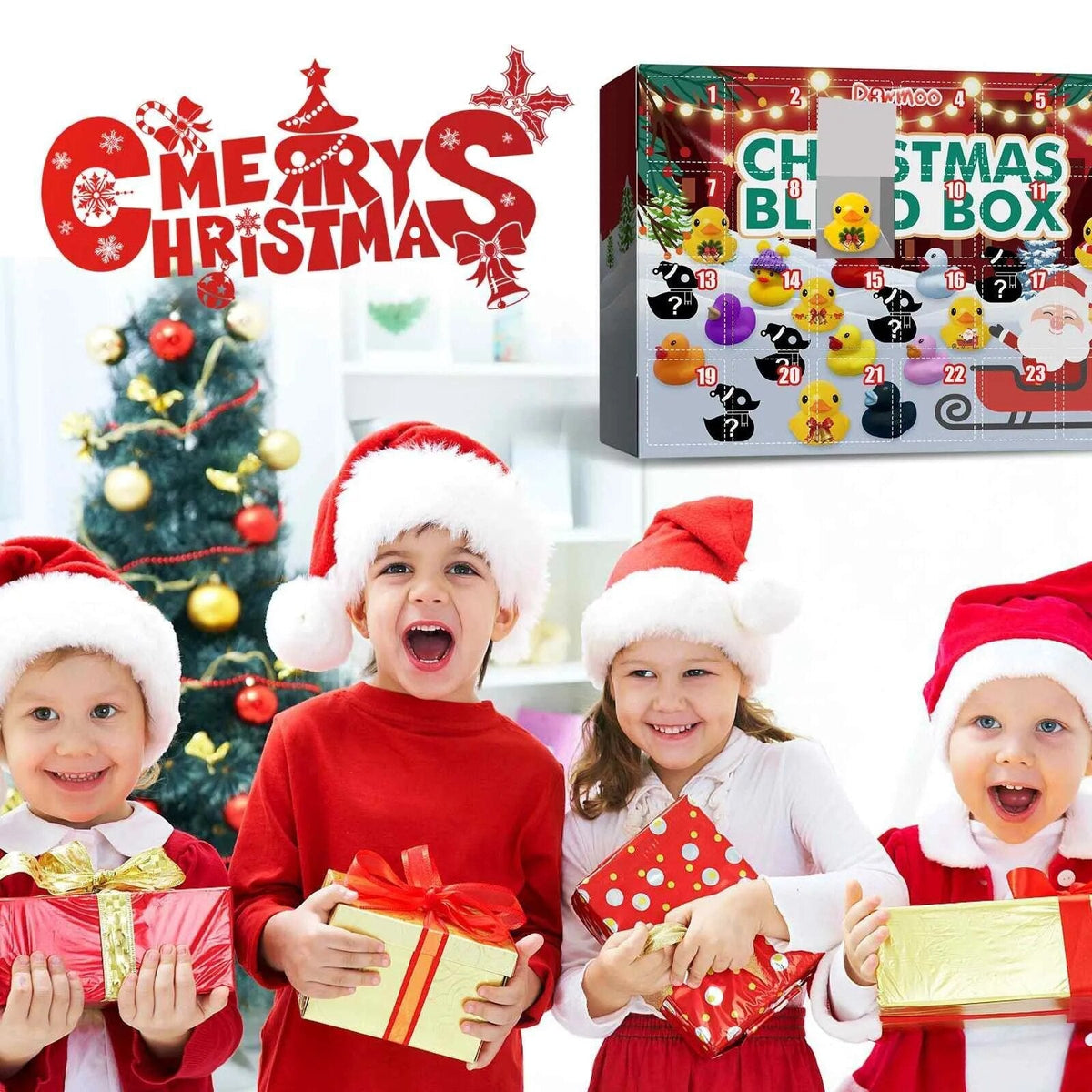 Splashmas Surprise | Badeendjes Adventskalender 2026 - 24 Rubber Ducks