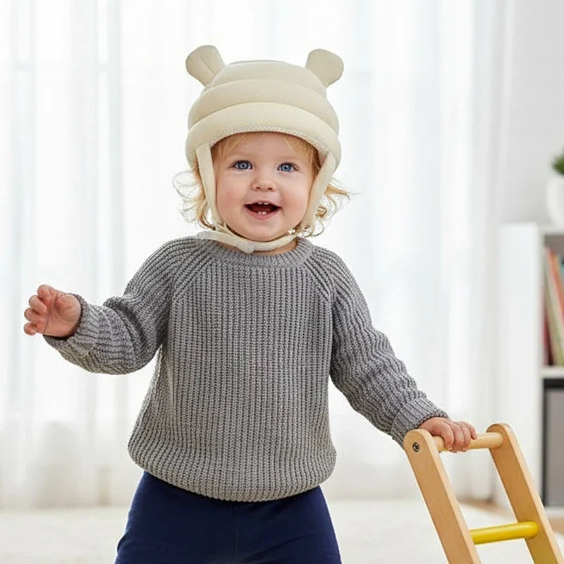 Baby 360 hoofdbeschermhelm - Ademende valbeschermkap voor lopen & kruipen