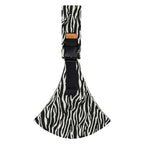 Zahara | Zachte antislip outdoor draagdoek met draagring voor baby en kind - multifunctioneel babydraagaccessoire Zebrastrepen