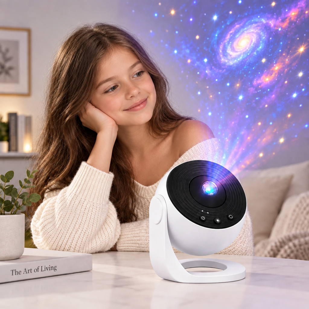 13-in-1 Sterrenhemel Nachtlamp & Projector – Galaxy Projector met Planeten & Sterrenstelsels, Dimbaar, USB – Orion