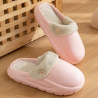 Zahara | Waterdichte Winter Pluche Pantoffels voor Dames & Heren - Warme Thermo-Huisschoenen met Afneembare Fleecevoering & Antislip Rubberen Zool
