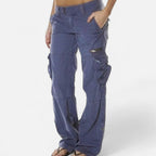 Éden | Elegante en Comfortabele Cargobroek Marineblauw