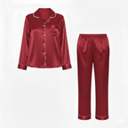 Zariyah | Pyjamaset Dames - Satijn Rood