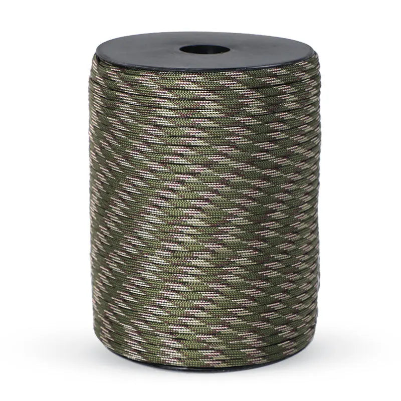 100m Norvo Survival Paracord – 9-Kern Militaire 550 Paracord Touw voor Outdoor & Handwerk