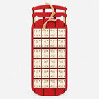 Houten Adventskalender Slee – Herbruikbare Arrenslee met Laatjes om te Vullen & Op te Hangen Default Title