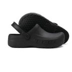 Antislip Professionele Chefkoksschoenen – Keukenschoenen voor Heren & Dames, Waterdicht, Voetboogondersteuning – GripChef Zwart
