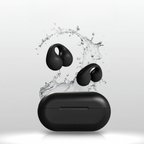 Waterdichte Koptelefoon – Bluetooth Douche Koptelefoon & Zwem Oordopjes, Tot 6 Uur Afspeeltijd – HydroSound Zwart