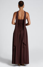 Sophie | Dames Maxi Jurk - Hoge Split, Asymmetrische Taille