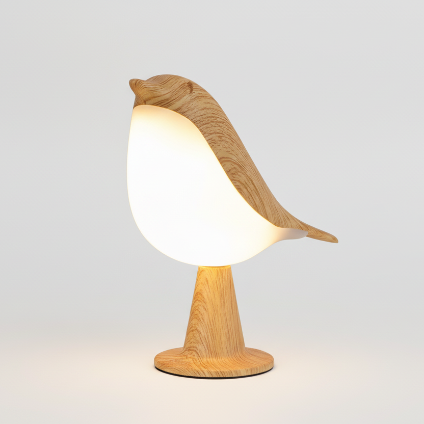 Stijlvolle Vogellamp met Energiezuinige LED Verlichting voor Modern Interieur – Perfect als Hanglamp of Staande Lamp