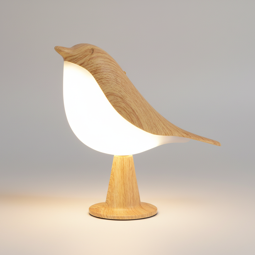 Stijlvolle Vogellamp met Energiezuinige LED Verlichting voor Modern Interieur – Perfect als Hanglamp of Staande Lamp