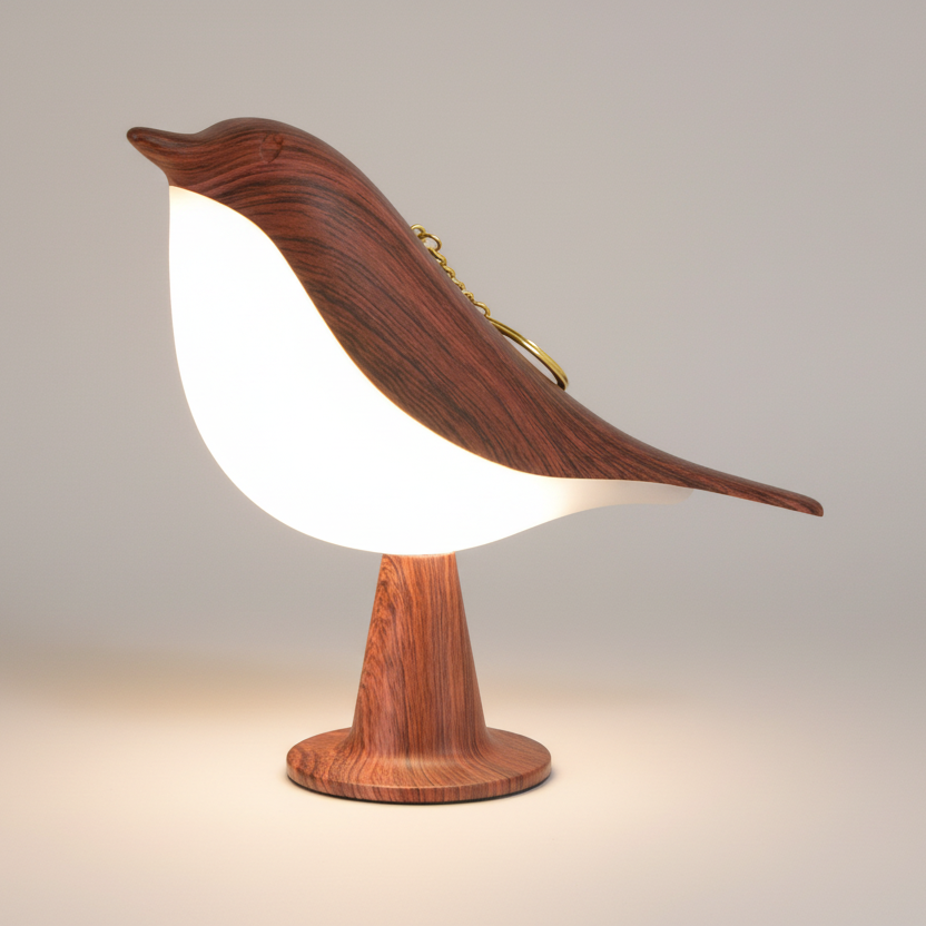 Stijlvolle Vogellamp met Energiezuinige LED Verlichting voor Modern Interieur – Perfect als Hanglamp of Staande Lamp