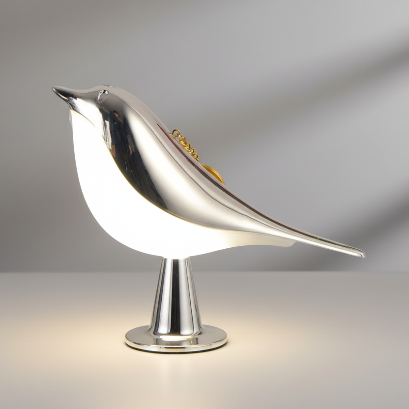 Stijlvolle Vogellamp met Energiezuinige LED Verlichting voor Modern Interieur – Perfect als Hanglamp of Staande Lamp