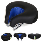 Ergonomisch Fietszadel zonder Neus met Zachte Vulling voor Mountainbike - Drukverlagend Sportfietszadel met Extra Comfort voor Heren en Dames