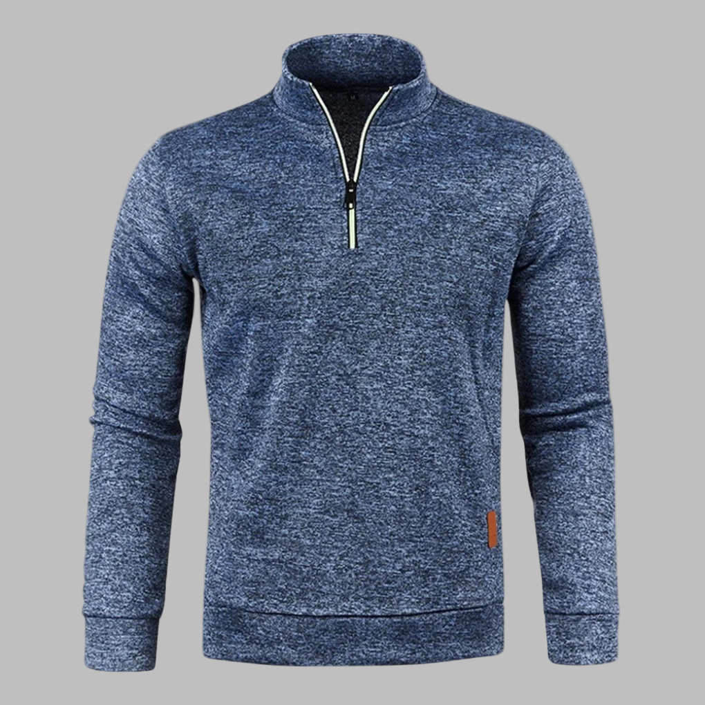 Trui Heren Zip-Up Blauw